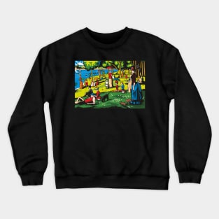 A Sunday Afternoon on the Island of La Grande Jatte Crewneck Sweatshirt